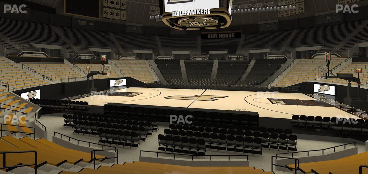 Mackey Arena - Section Lower 18 Seat View
