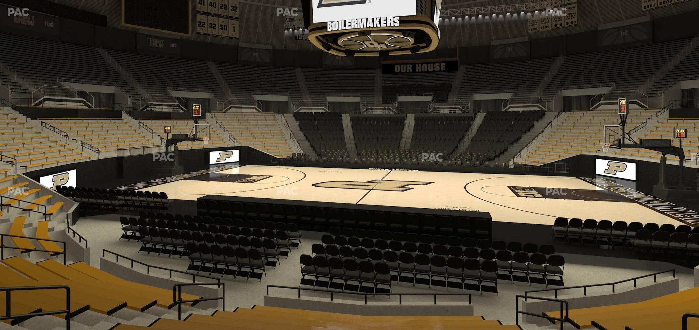 Mackey Arena - Section Lower 18 Seat View