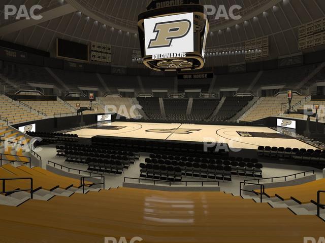 Mackey Arena - Section Lower 18 Seat View