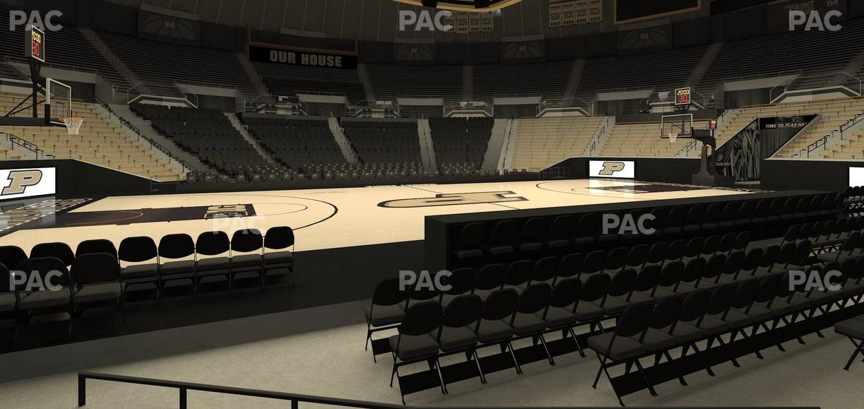 Mackey Arena - Section Lower 2 Seat View