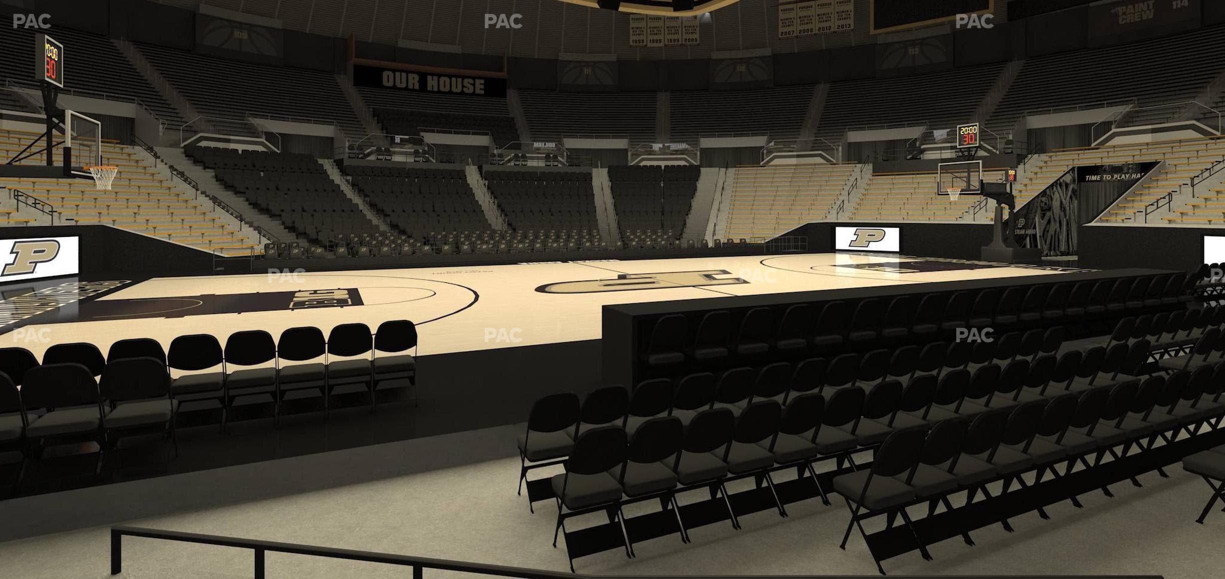 Mackey Arena - Section Lower 2 Seat View