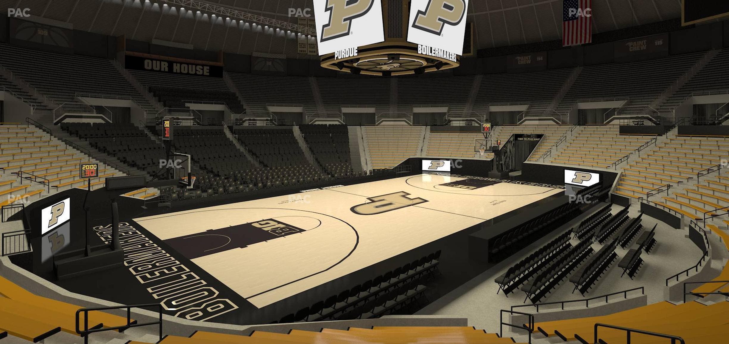 Mackey Arena - Section Lower 3 Seat View
