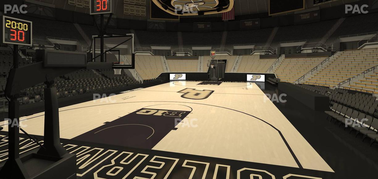 Mackey Arena - Section Lower 4 Seat View