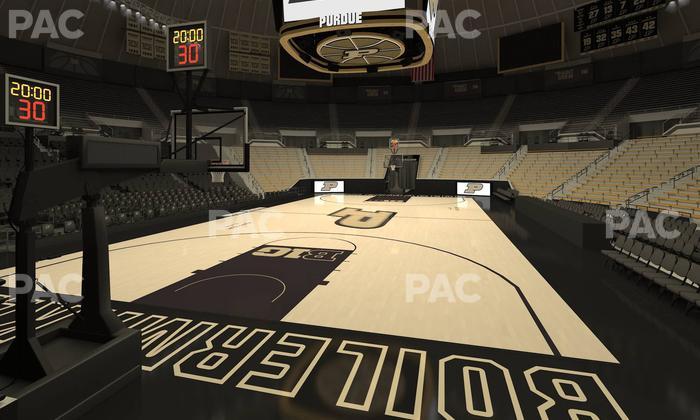 Mackey Arena - Section Lower 4 Seat View