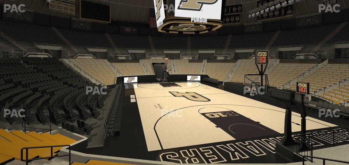 Mackey Arena - Section Lower 6 Seat View