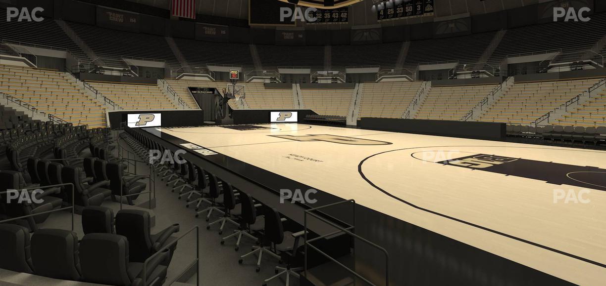 Mackey Arena - Section Lower 7 Seat View