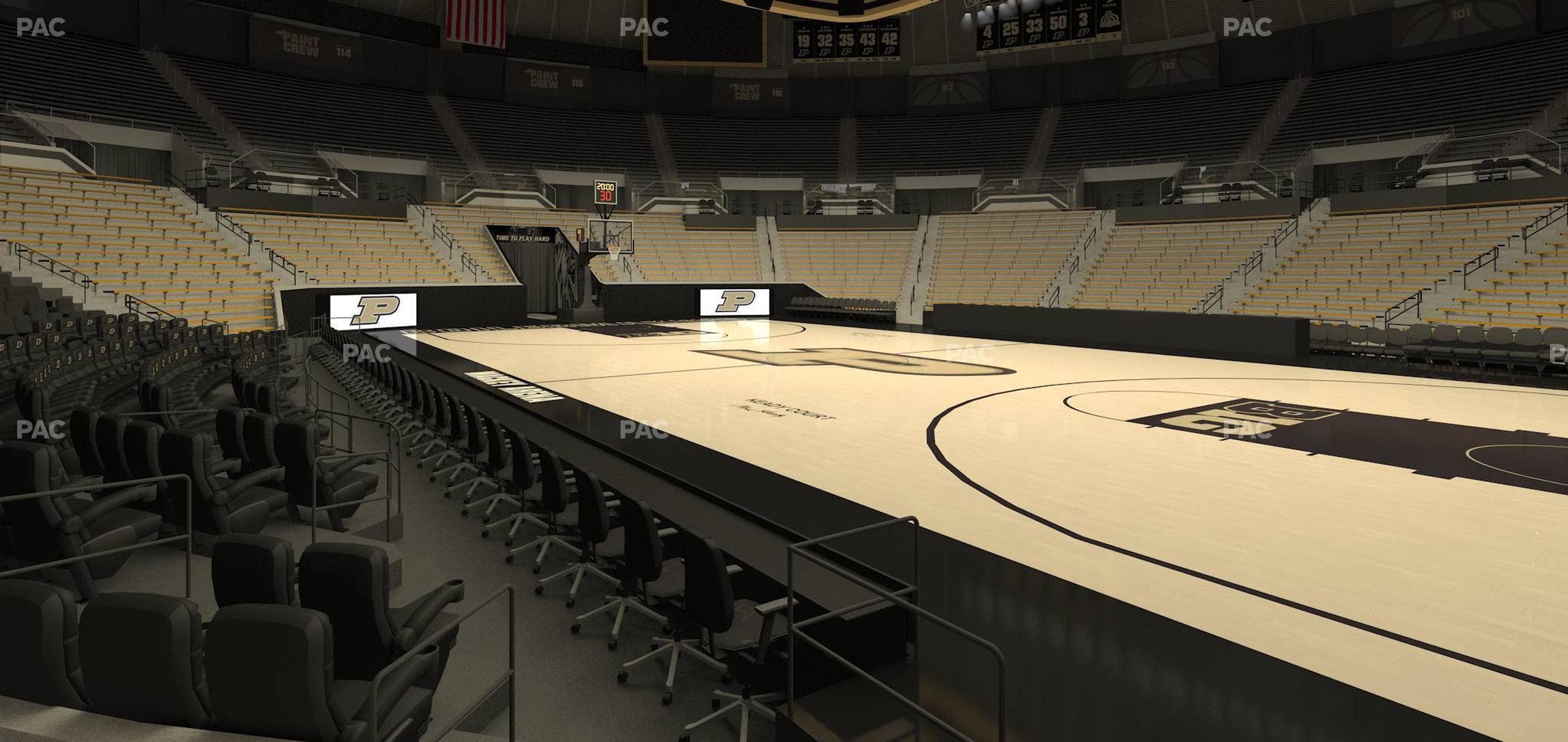 Mackey Arena - Section Lower 7 Seat View