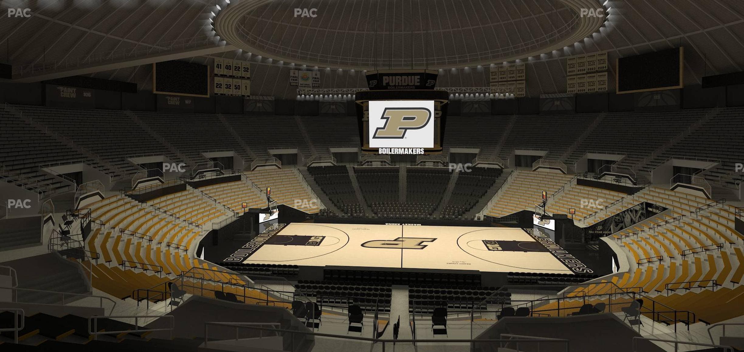 Mackey Arena - Section Upper 101 Seat View