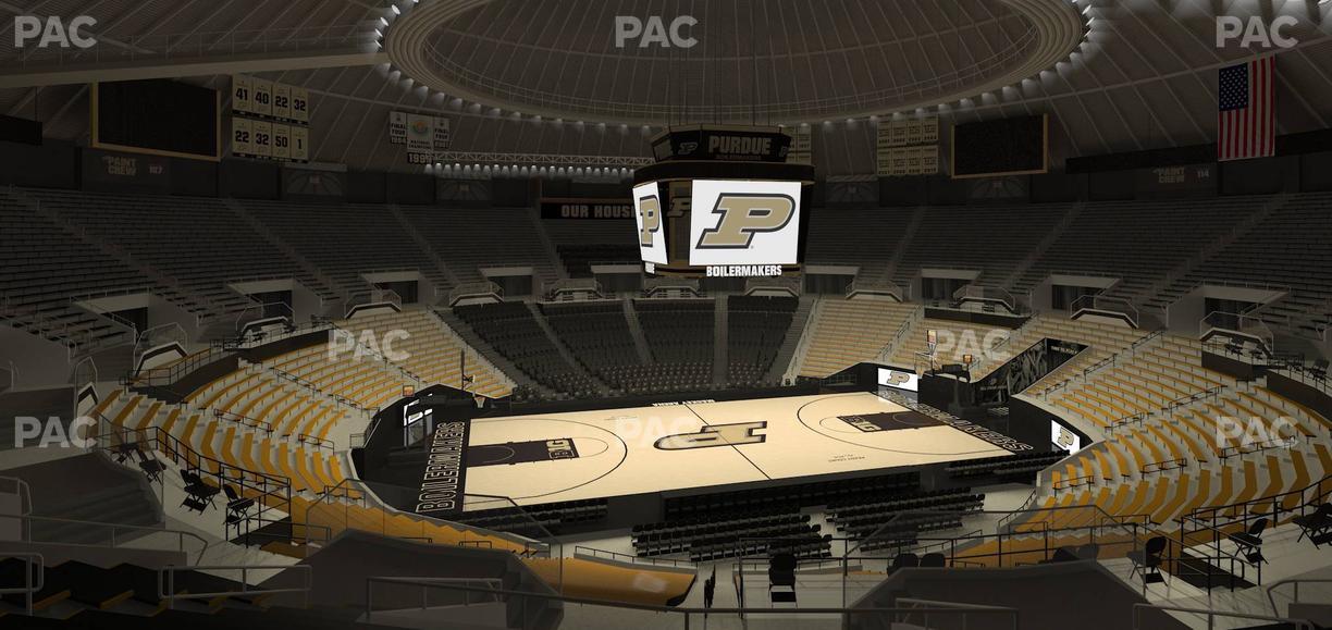 Mackey Arena - Section Upper 102 Seat View