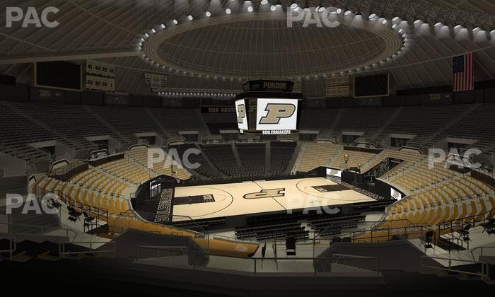 Mackey Arena - Section Upper 102 Seat View