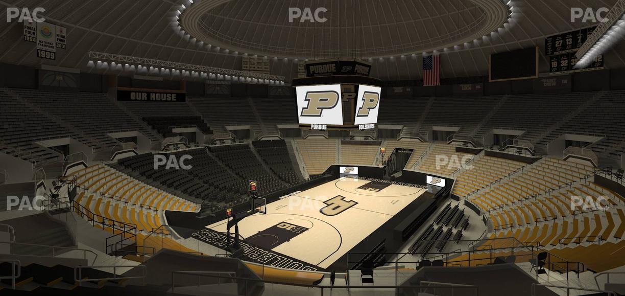 Mackey Arena - Section Upper 104 Seat View