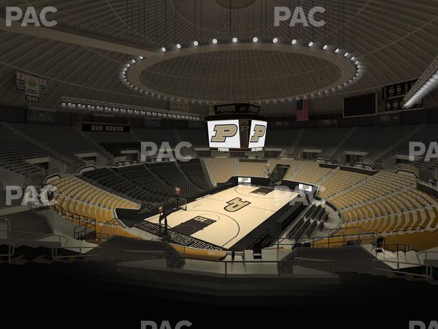 Mackey Arena - Section Upper 104 Seat View