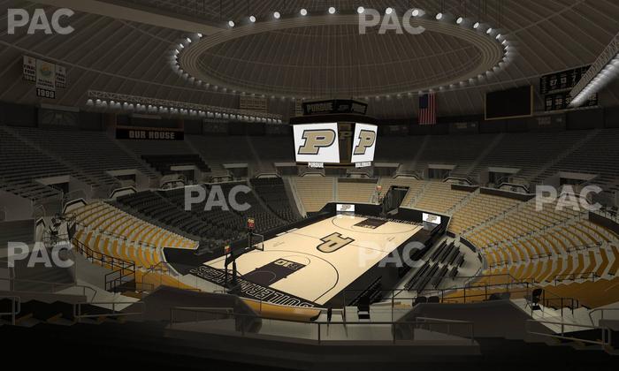Mackey Arena - Section Upper 104 Seat View