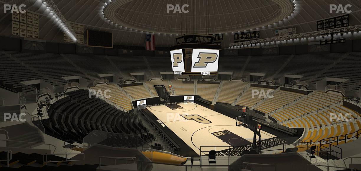 Mackey Arena - Section Upper 107 Seat View