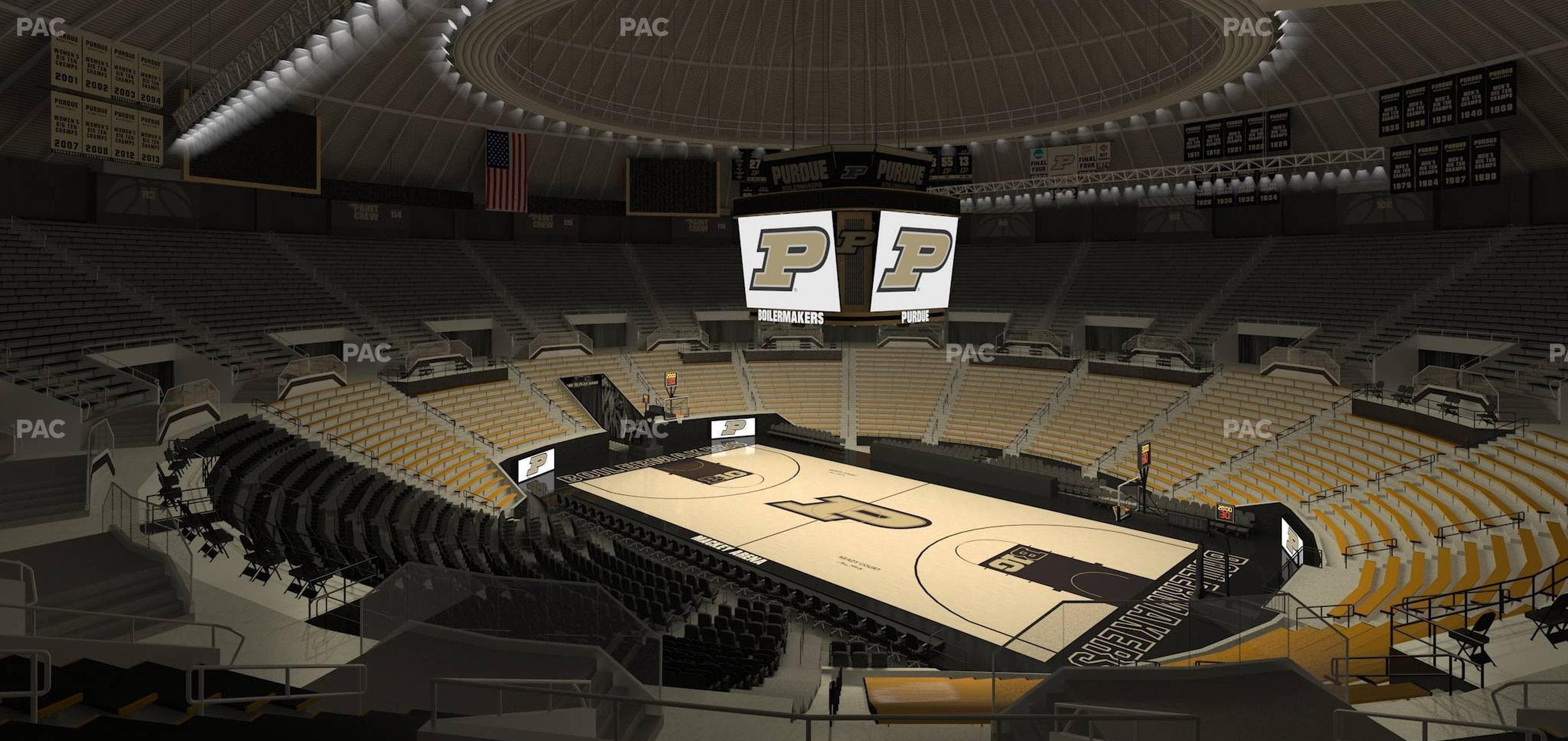 Mackey Arena - Section Upper 108 Seat View