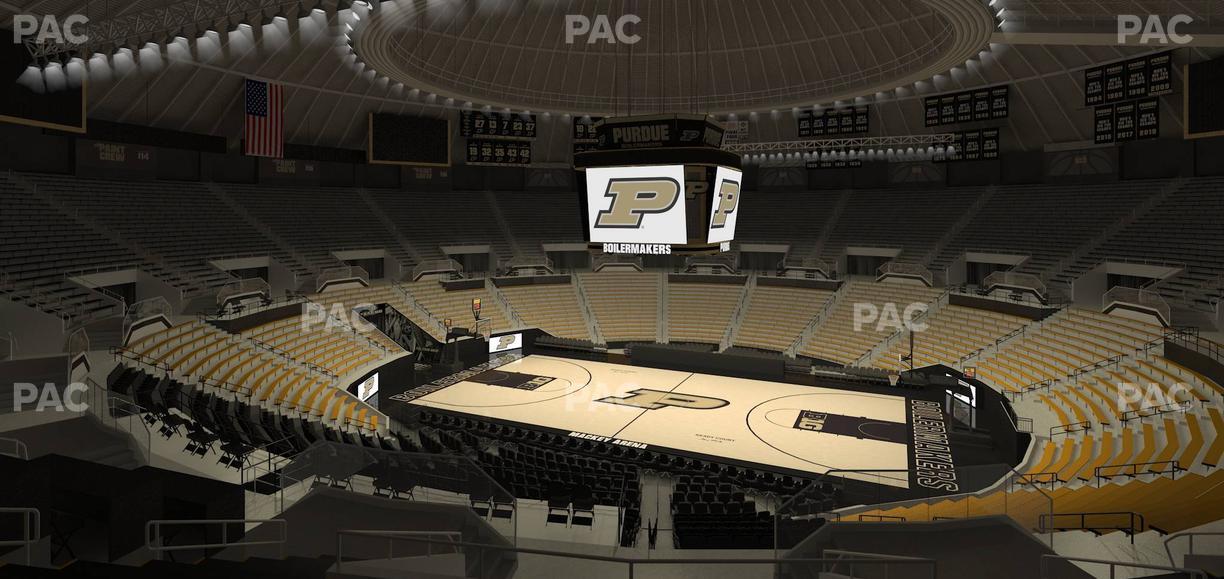 Mackey Arena - Section Upper 109 Seat View