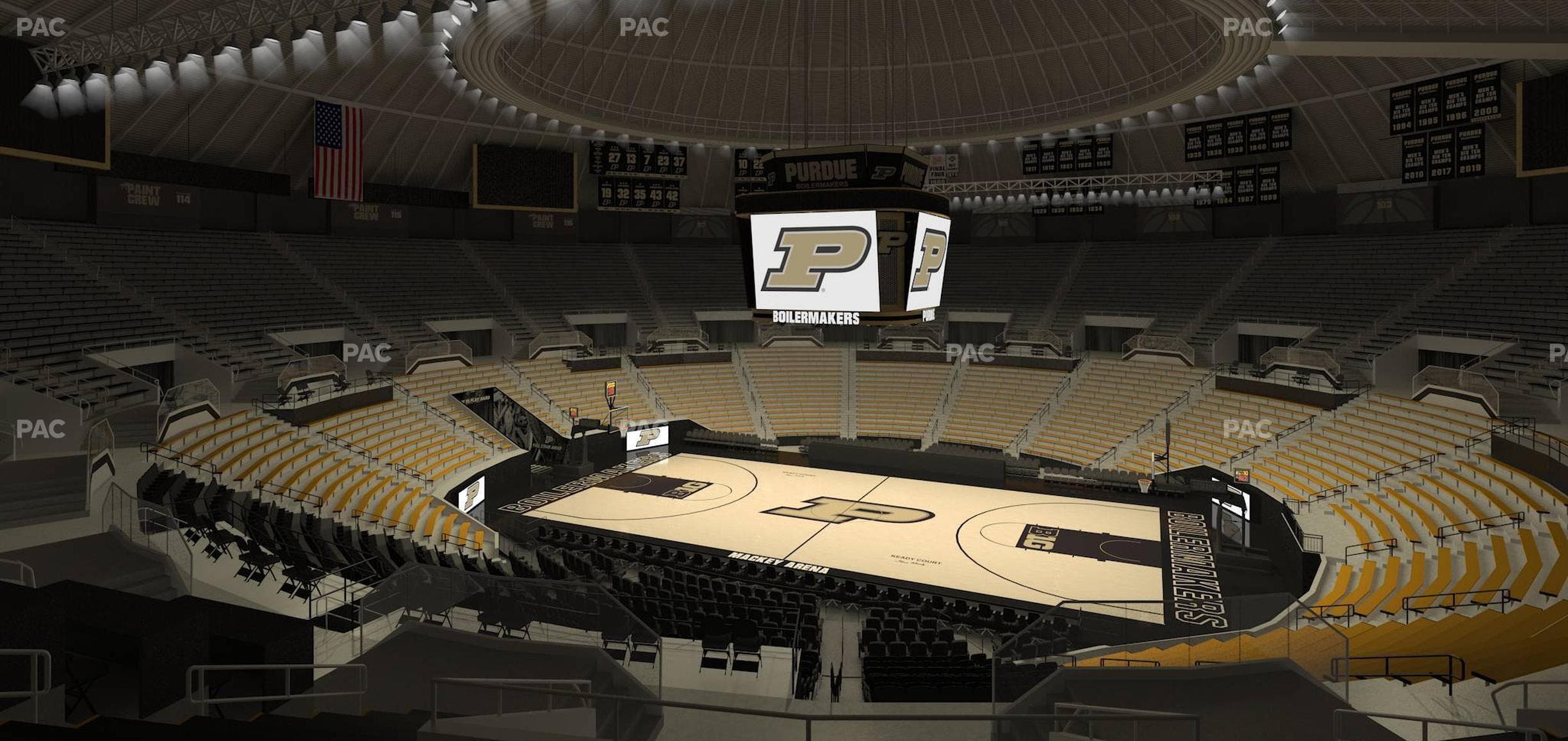 Mackey Arena - Section Upper 109 Seat View