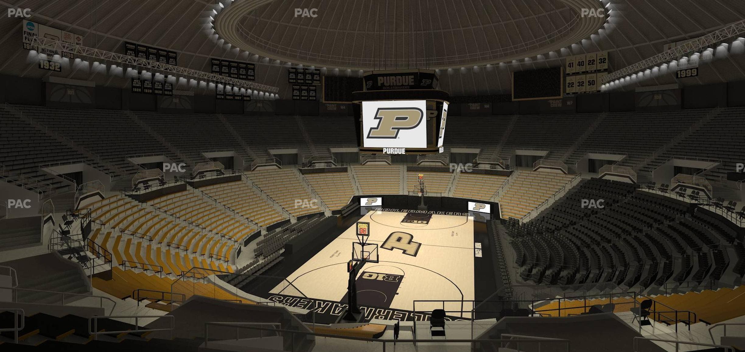 Mackey Arena - Section Upper 114 Seat View