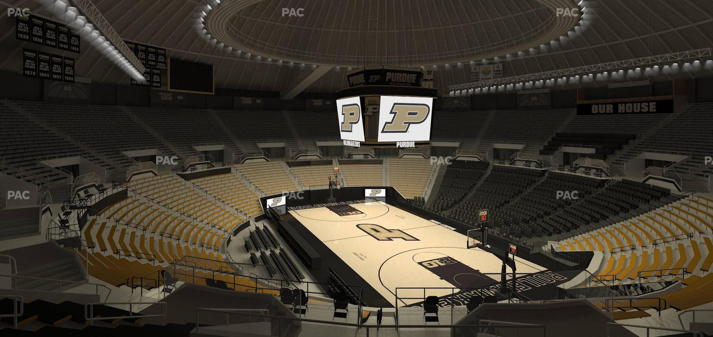 Mackey Arena - Section Upper 116 Seat View