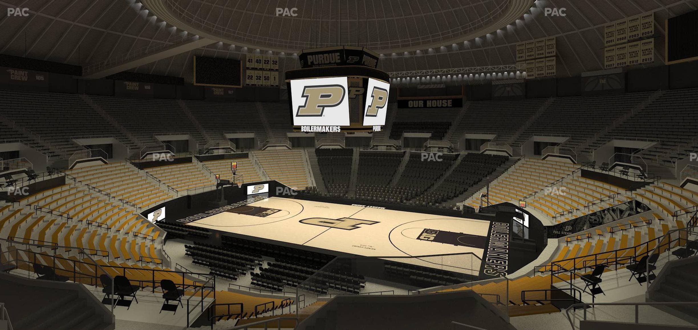 Mackey Arena - Section Upper 118 Seat View