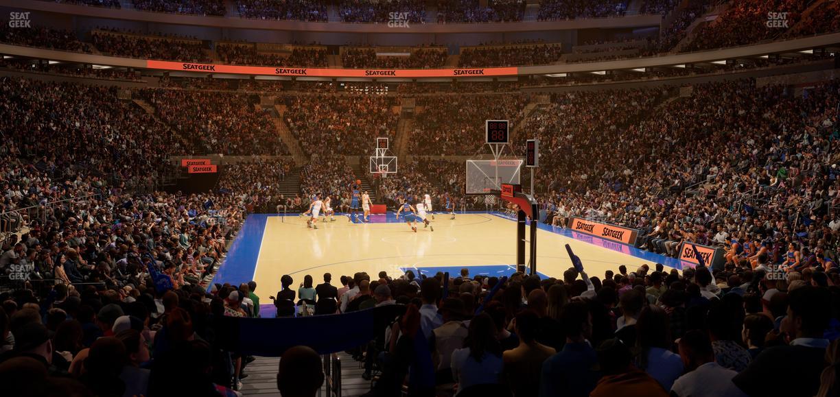 Madison Square Garden - Section 1 Seat View