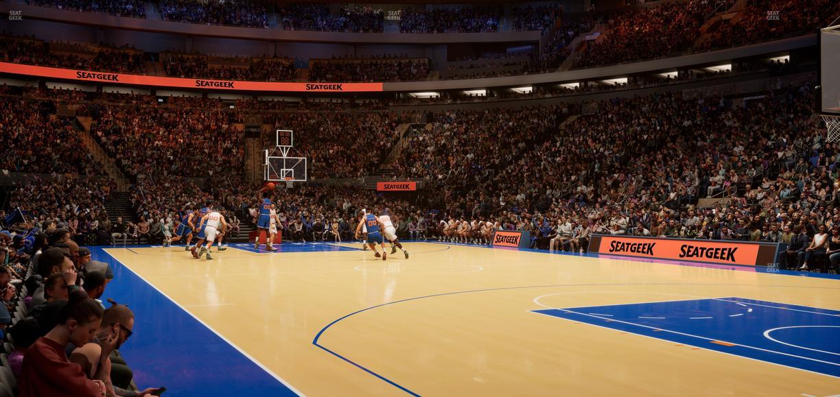 Madison Square Garden - Section 1 Seat View