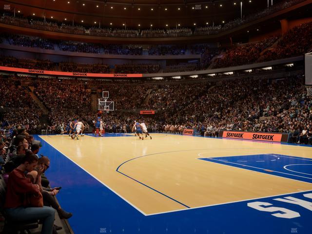 Madison Square Garden - Section 1 Seat View