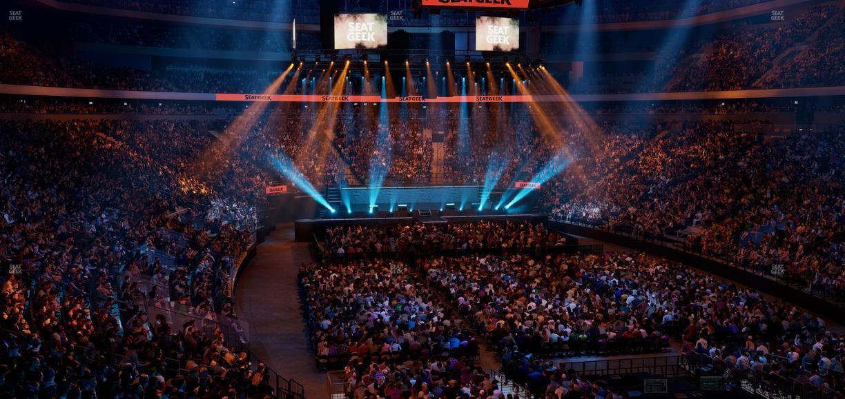Madison Square Garden - Section 101 Wc Seat View