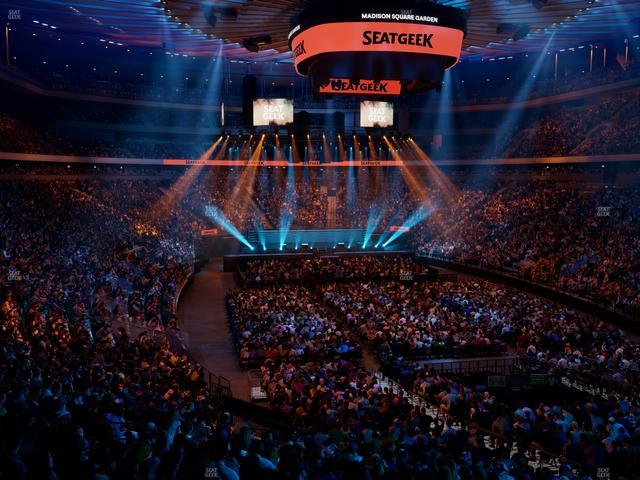 Madison Square Garden - Section 101 Wc Seat View