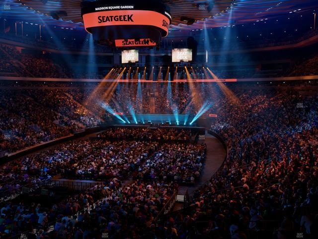 Madison Square Garden - Section 103 Wc Seat View