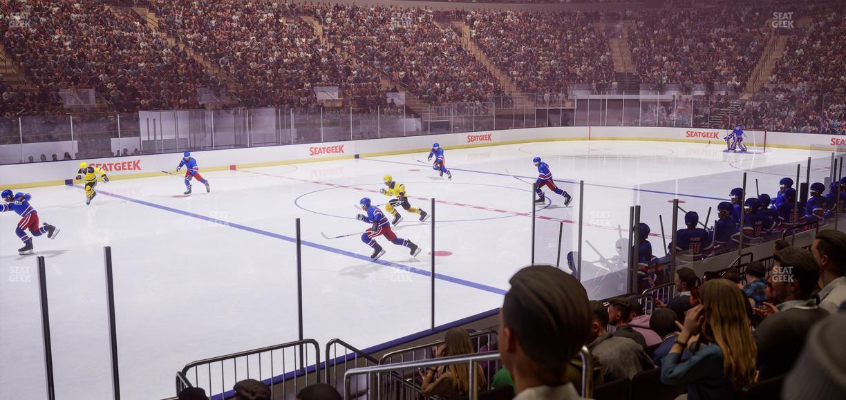 Madison Square Garden - Section 105 D Seat View