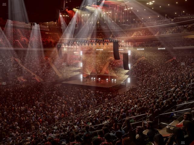 Madison Square Garden - Section 105 Wc Seat View