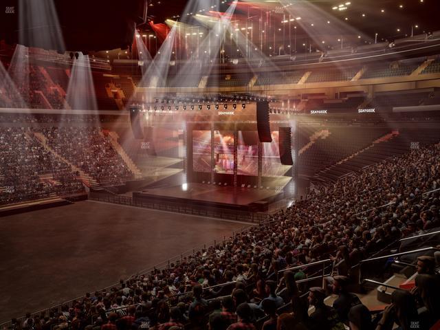 Madison Square Garden - Section 105 Wc Seat View