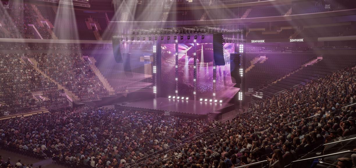 Madison Square Garden - Section 105 Wc Seat View