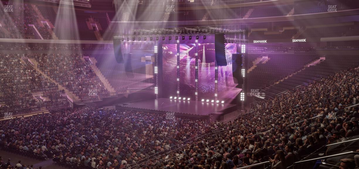 Madison Square Garden - Section 105 Wc Seat View