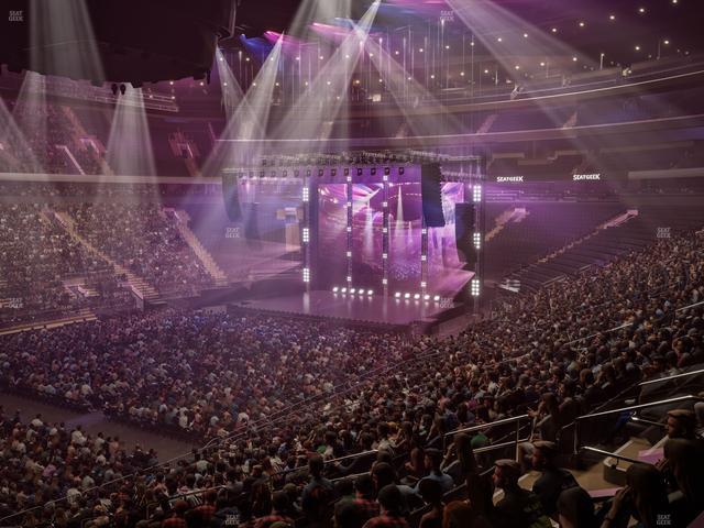 Madison Square Garden - Section 105 Wc Seat View