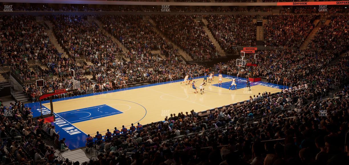 Madison Square Garden - Section 105 Wc Seat View