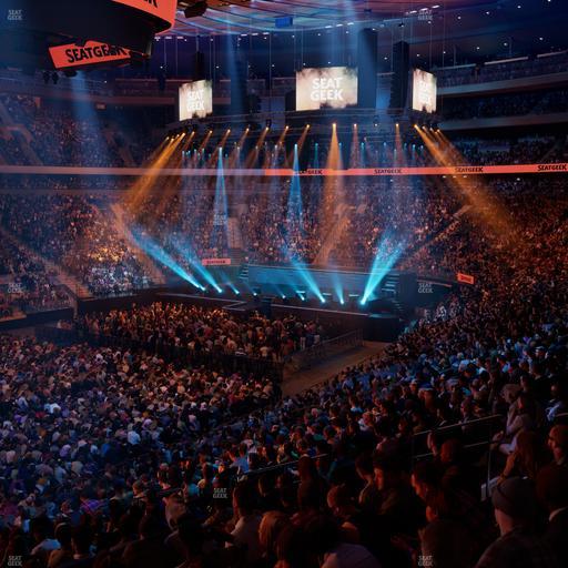 Madison Square Garden - Section 105 Wc Seat View