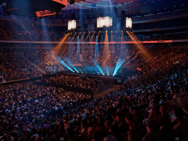 Madison Square Garden - Section 105 Wc Seat View