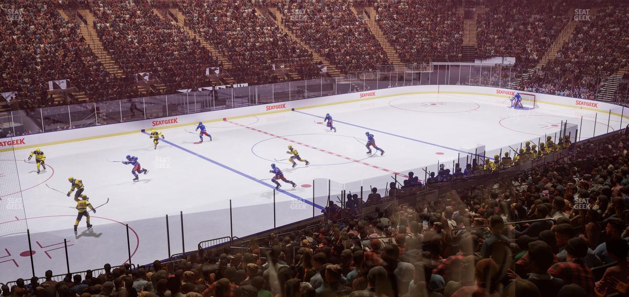 Madison Square Garden - Section 105 Wc Seat View