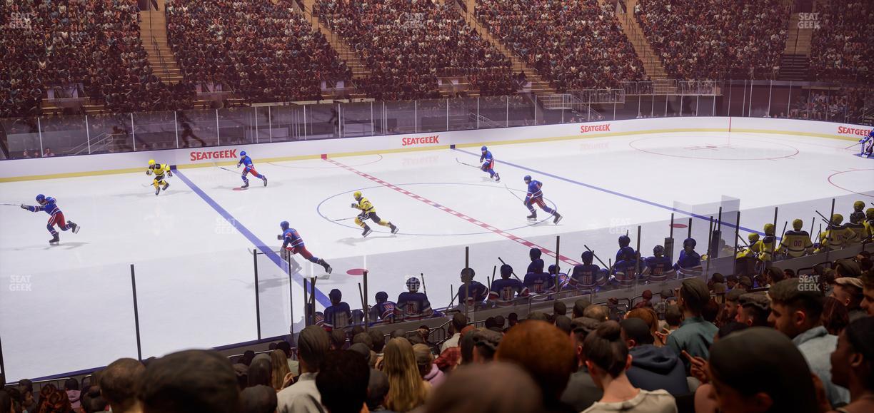 Madison Square Garden - Section 106 D Seat View