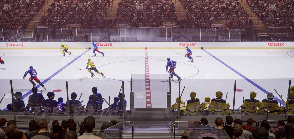 Madison Square Garden - Section 107 D Seat View