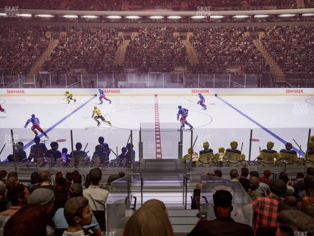 Madison Square Garden - Section 107 D Seat View