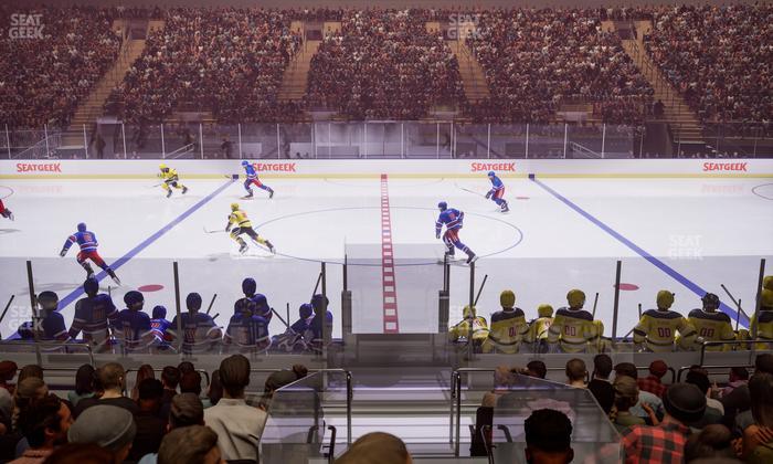 Madison Square Garden - Section 107 D Seat View