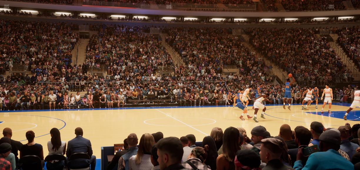 Madison Square Garden - Section 107 Seat View