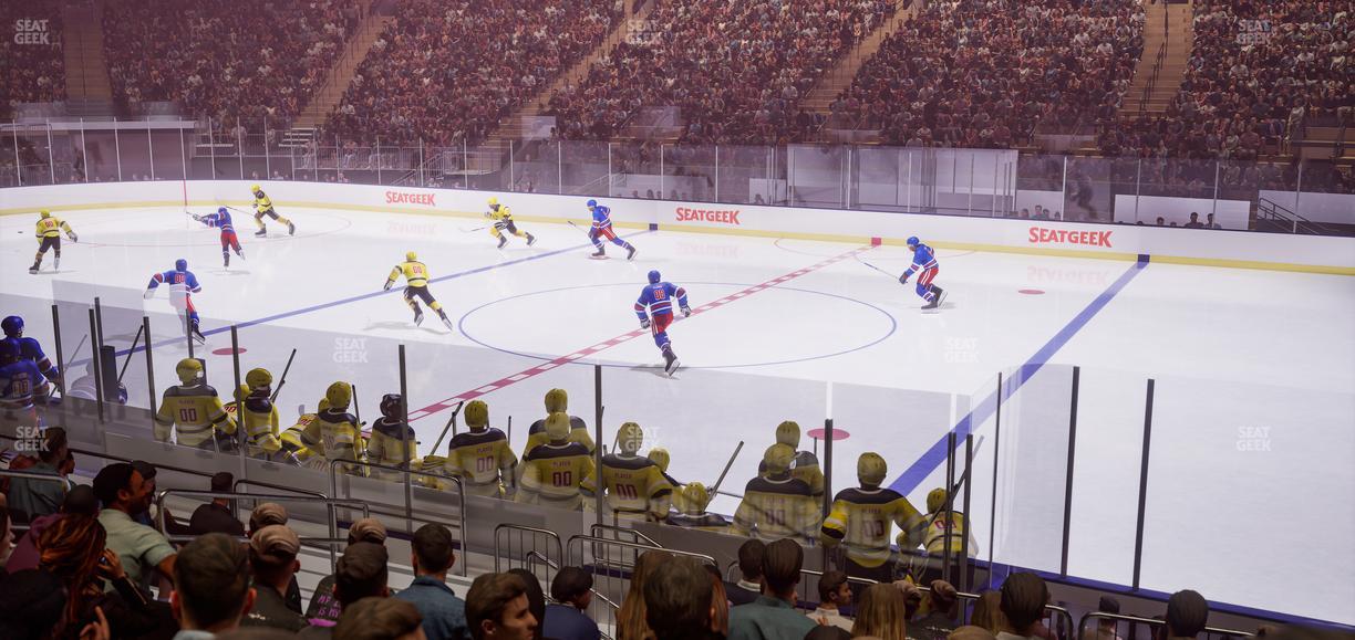 Madison Square Garden - Section 108 D Seat View