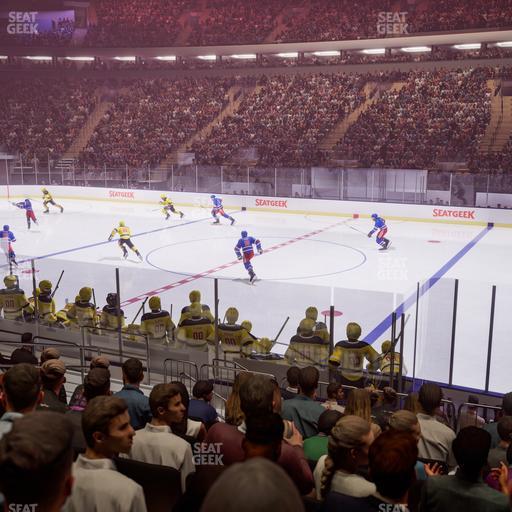 Madison Square Garden - Section 108 D Seat View