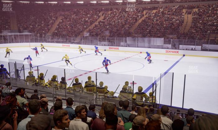 Madison Square Garden - Section 108 D Seat View