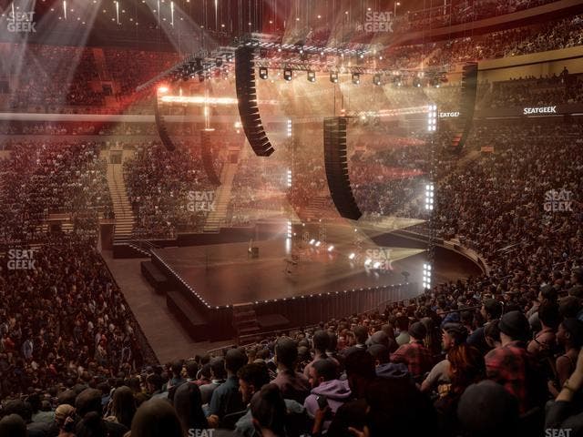 Madison Square Garden - Section 108 Wc Seat View
