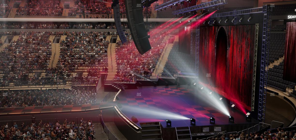 Madison Square Garden - Section 108 Wc Seat View